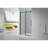 - W x 78'' H Single Added Door Frameless Shower Door with No