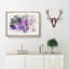 Wild Purple Orchid Flowers - Single Picture Frame Print on MDF-56882381-56882382