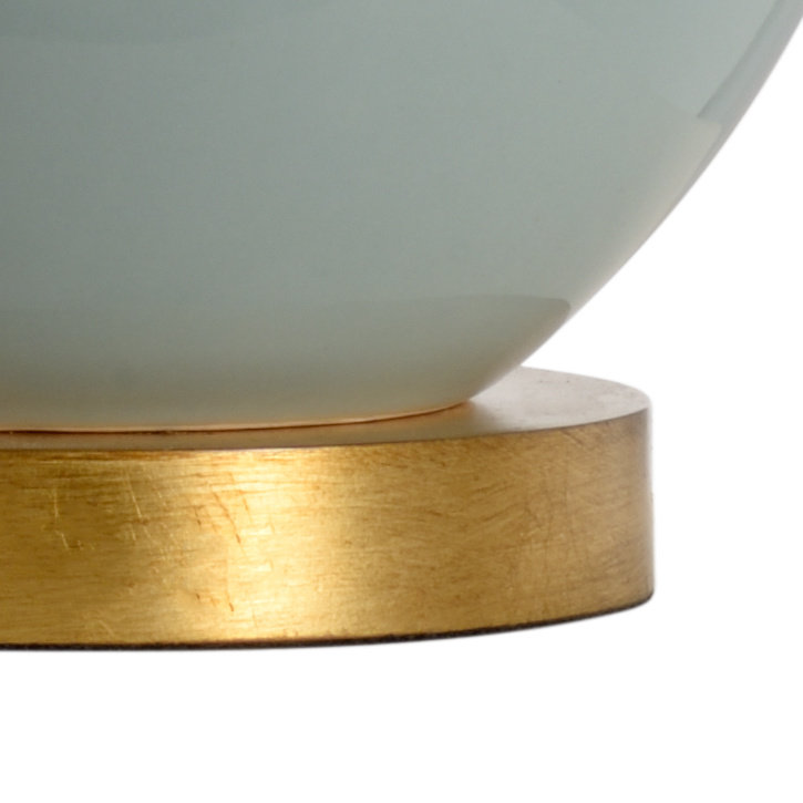 Gourd Table Lamp, Celadon