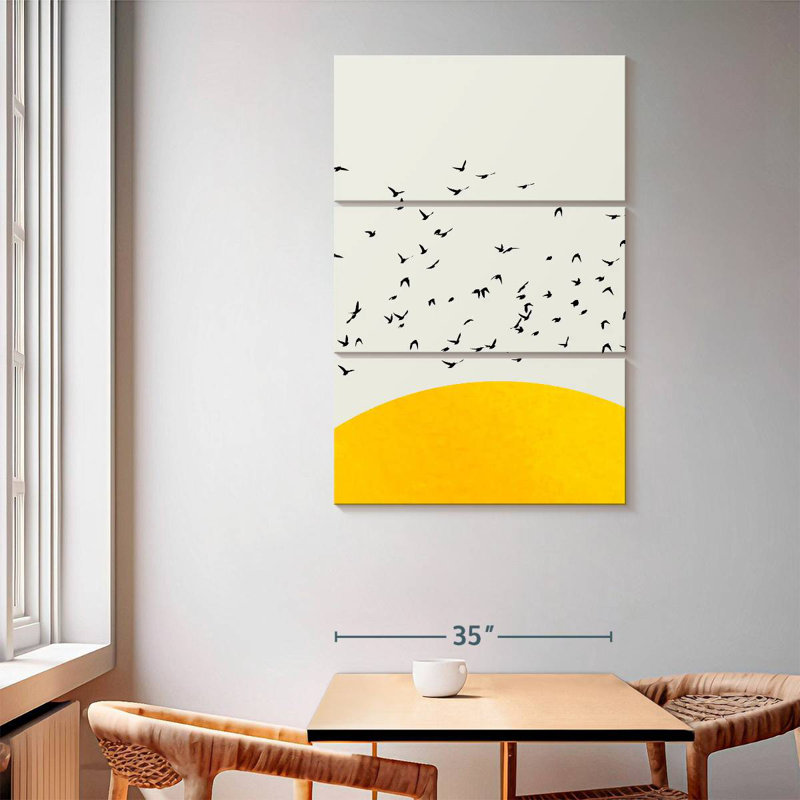 Oberle A Thousand Birds, 65" H x 42" W