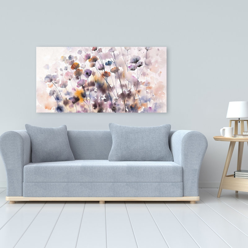 Toile florale pour chambre à coucher