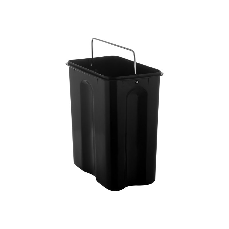 Poubelle à pédale en acier inoxydable 1,32 gallons Woodbranch, Argent