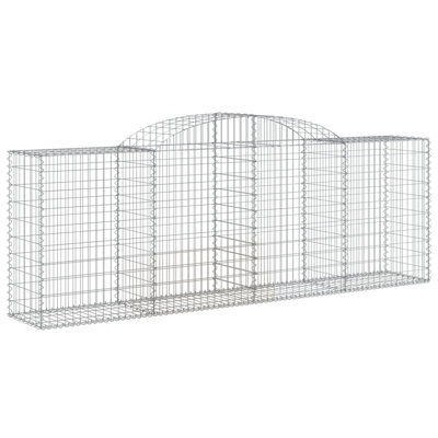 Clôture en métal Gabion arquée H 4 pi x l 10 pi