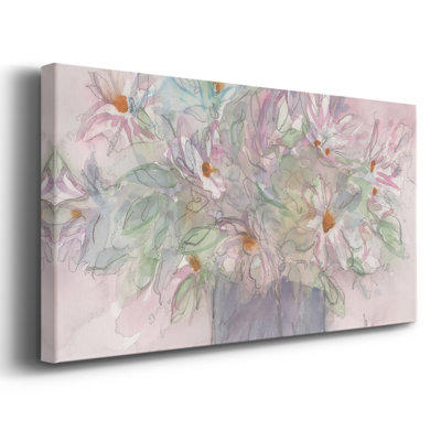 «Flowering Bloom Moments II», toile tendue avec châssis encadré, prête à être accrochée