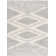 Gala Southwestern Shaggy Plush Grey/Beige/Cream Area Rug