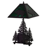 Rustic Lodge Table Lamp