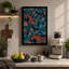 Leopards in Terracotta Boho Canvas Art Print-136794019-136794020