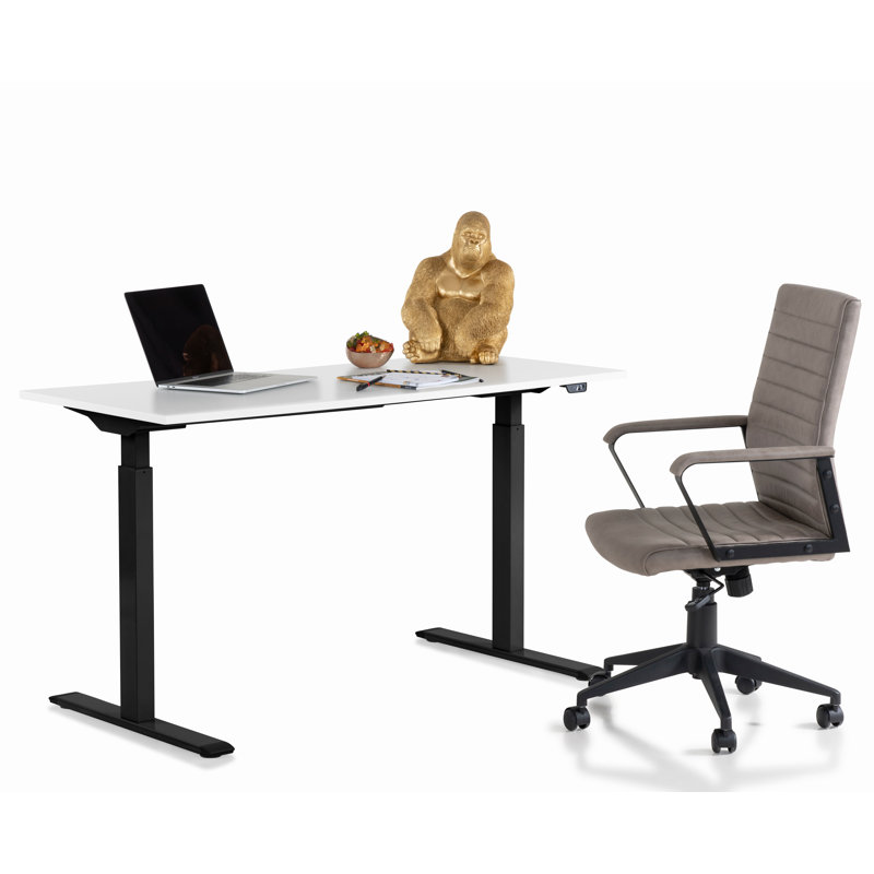 Desk Office Smart, 120cm H x 160cm W x 80cm D, White
