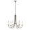 Simple Sweep 6-Light Candle Style Classic/Traditional Chandelier