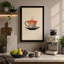 Modernist Teacup Mid-Century 1 Piece Wrapped Canvas Wall Art-1167430364-1167430365