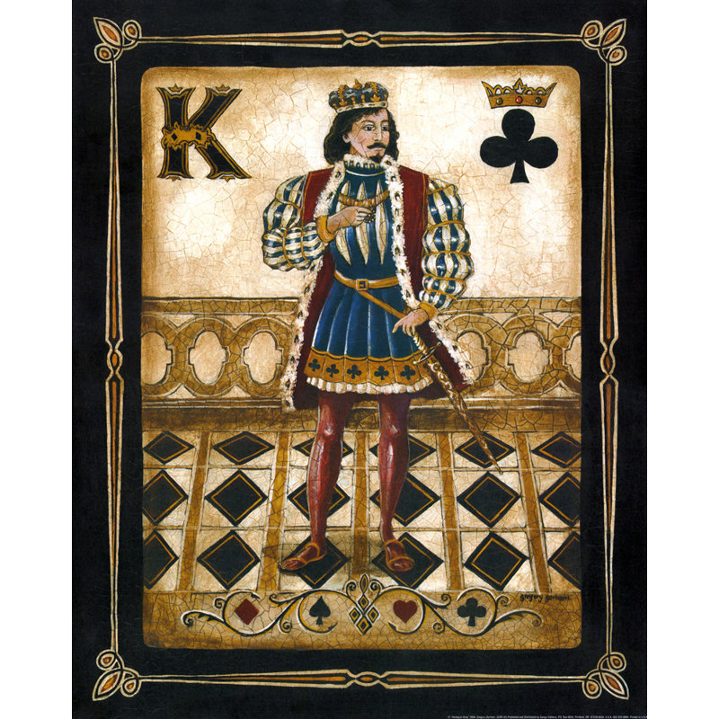 Très grand arlequin, H 18 po x l 14 po