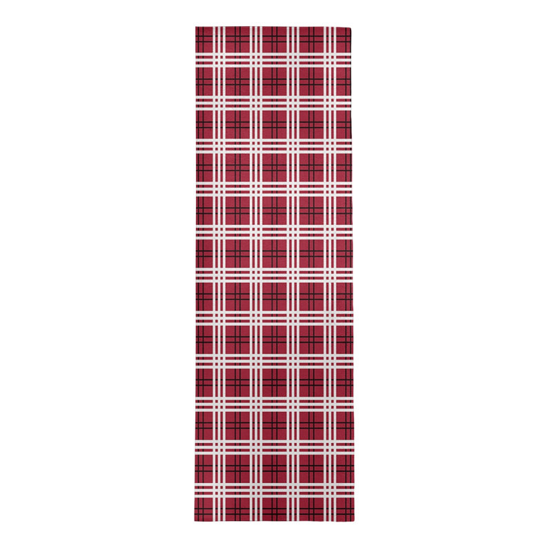 Plaid Indoor Rug, Runner 2'6" x 8'