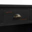 Console moderne rétro avec 3 tiroirs de rangement, table d'entrée avec 3 paniers tissés en jacinthe d'eau, table d'appoint-700228627