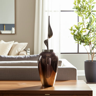 Fouzan Large Urn With Topper