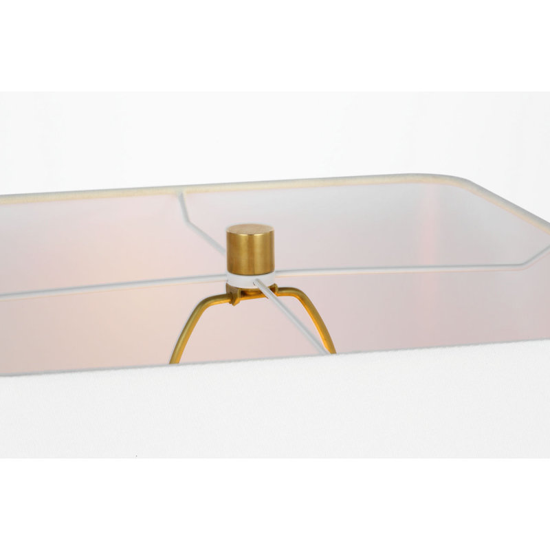 Ruby 23" Table Lamp in Natural Terracotta with Linen Shade