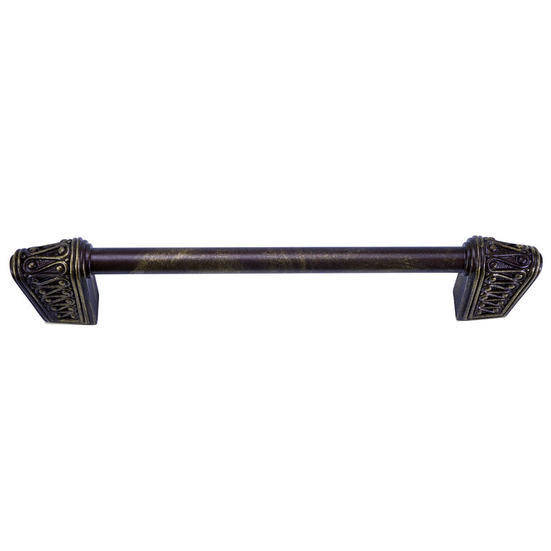 Rivoli  c.c. pull; Soft, Brass, 6"