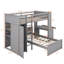Lit mezzanine simple avec tiroirs Meloy Kids-706624264
