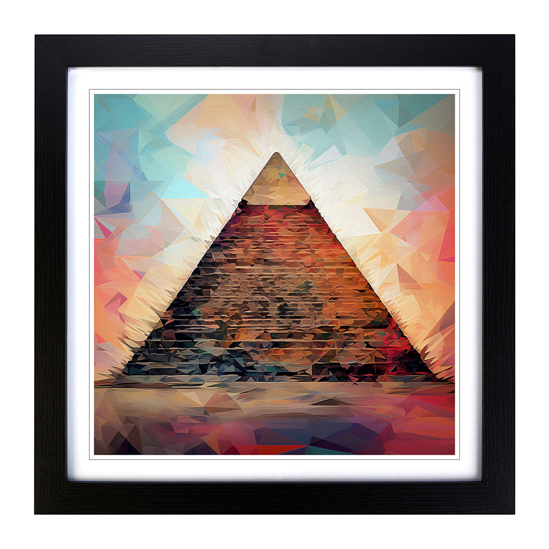 Great Pyramid Of Giza Abstract - Print