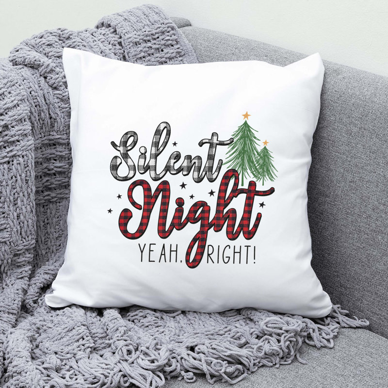 Christmas6 Reversible Throw Pillow, 14" x 14"