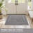 Dirt Trapper Door Mat, Non-Slip Washable Doormats Welcome Mat, Dirt Resistant and Absorbent Entrance Mat, Low Profile Floor Mats for Front Back Door, Entryway-426747037-426747027