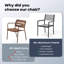 Fauteuil de salle à manger Deen-914259913-915251141