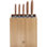 ZWILLING Four Star Wood 6-Pc Knife Block Set