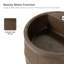 RTS Home Accents 35 gallons Baril de pluie en plastique résistant aux intempéries-9040532