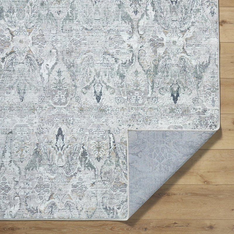 Tapis d'intérieur tissé à la machine Almudena, Rectangle 7 pi 10 po x 10 pi
