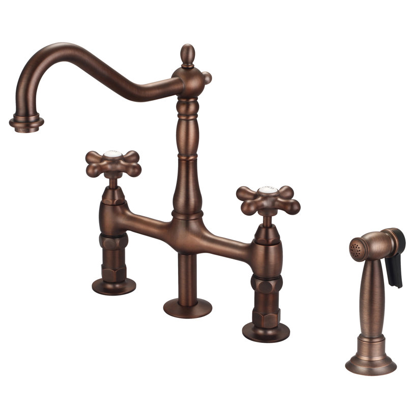 Robinet pont Emral, Bronze huilé