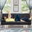 Armarion Convertible Faux Leather Futon Sofa Bed, Versatile Comfort with Customizable Positions-728286270