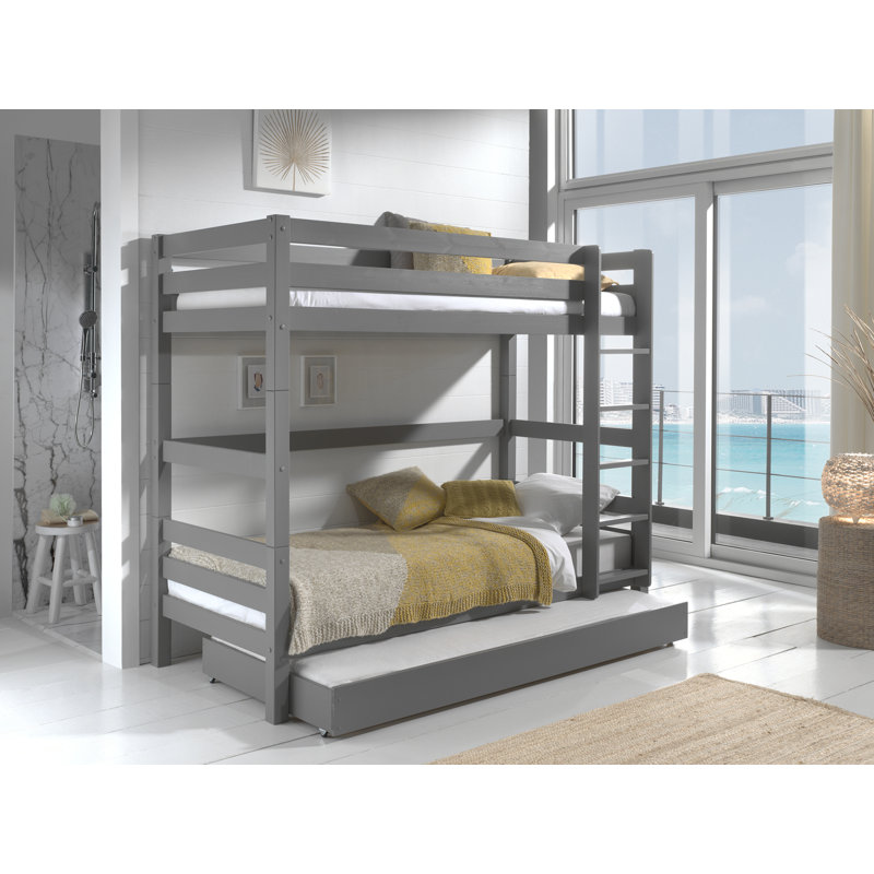 Pino Bunk Bed, 90 x 200 cm, Grey