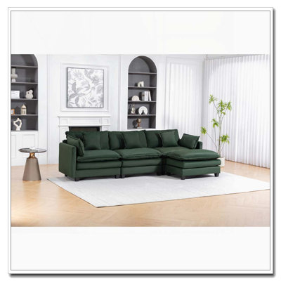 Modern Sofa with Waist Pillows