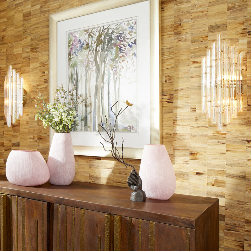 Sands Ceramic / Porcelain Table Vase, 13.5" H x 9" W x 4.5" D