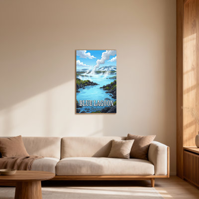 Scenic & Cityscapes Blue Lagoon Iceland Landscape Water Steam Mountains Sky