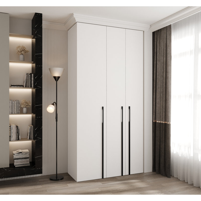 3 Door Manufactured Wood Wardrobe