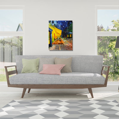 «Café Terrace At Night» par Vincent Van Gogh, reproduction sur toile