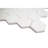 Thassos 2" x 2" Marble Honeycomb Mosaic Wall & Floor Tile-36949846