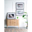 Décoration murale en corde de 30 po x 24 po avec cadre noir, 3 pièces pour le salon, la chambre à coucher, le bureau, l'entrée, blanc et noir, 3 pièces d'art en plastique, vestibule de travail et perchoir