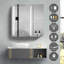 Armoire à pharmacie à double porte à fixation en surface 30X30 pouces à DEL, armoires à pharmacie pour salle de bain avec miroir de désembuage