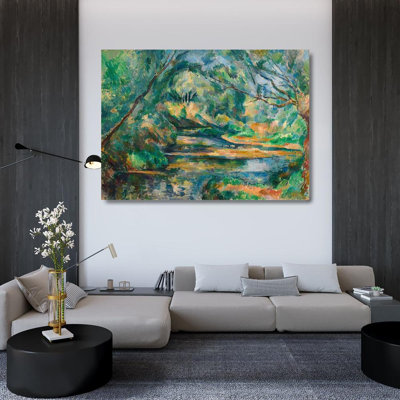 Lark Manor™ Cezanne, Paul Gallery Wrapped Canvas Art Titled: The Brook 50375