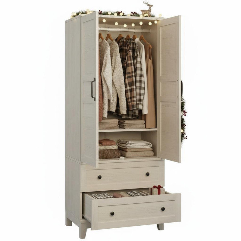 Armoire-penderie Armoire, Beige