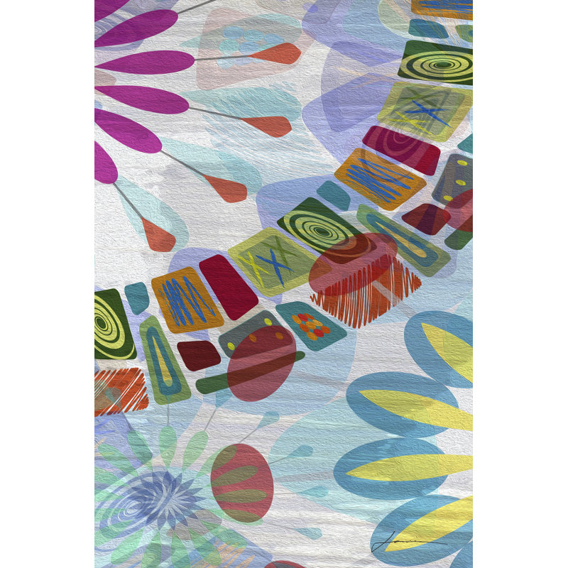 Midway Panels I by James Burghardt - Wrapped Canvas Print, 46cm H x 30cm W