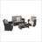 4 Pieces Outdoor Patio Furniture Sets-1837435242