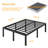 Alwyn Home Bed Frame No Box Spring Need 16 Inch Heavy Duty Tall Platform Bed Frame-2026704411