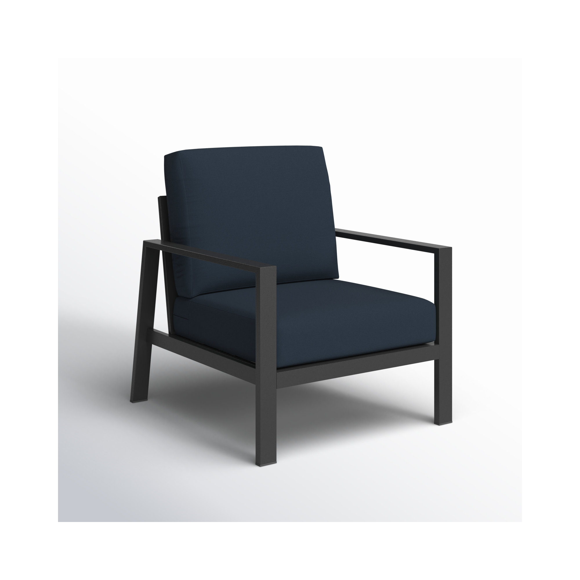 Townsend Patio Chair with Sunbrella Cushions, Canvas Navy Sunbrella® Canvas