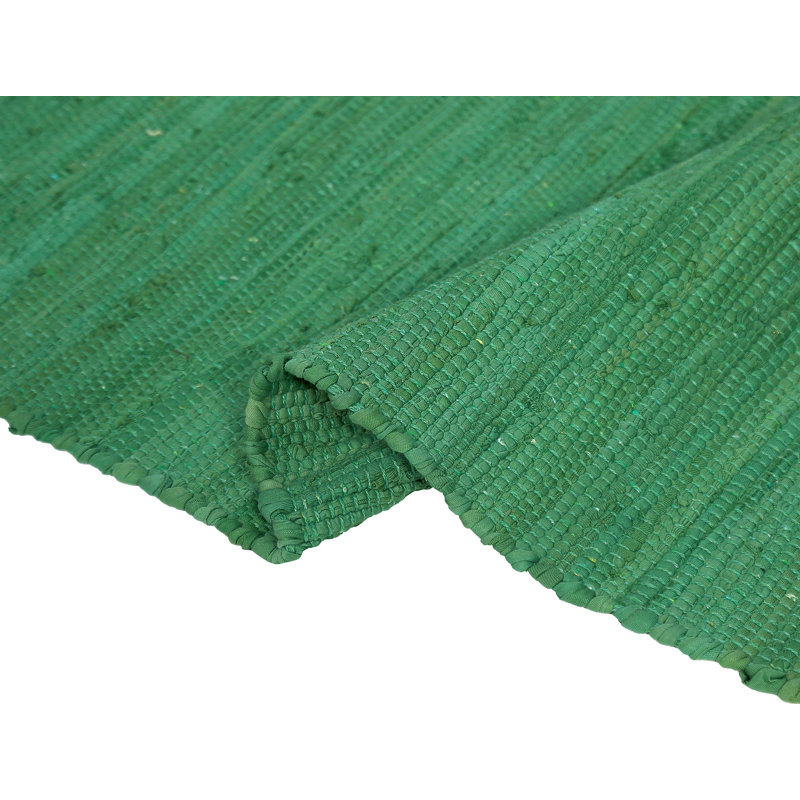 Handmade Multicolor Cotton Rag Rug 24X36" - Washable, Reversible, With Tassels For Living Room & Entryway - 24''X36''