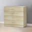Deloice 4 Drawer 75Cm W Chest of Drawers Bedside Cabinet-1441463427