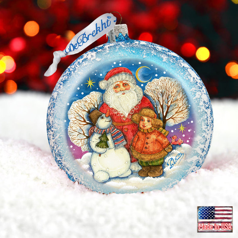 3.5'' Glass Ball Ornament