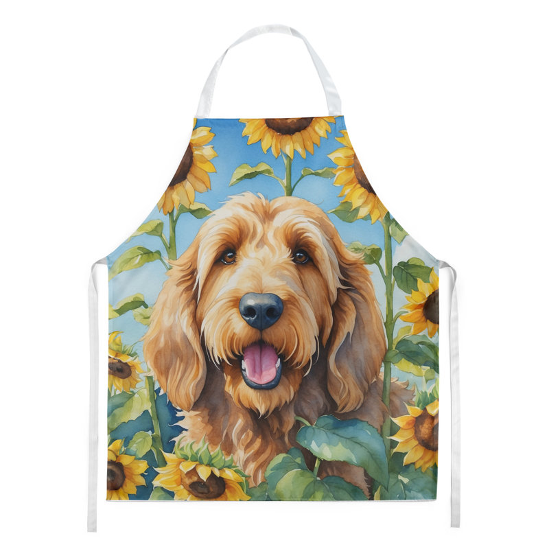 Tablier Otterhound en tournesols