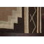 Tapis de couloir à motif oriental kilim à teinture naturelle 3 pi 5 po x 12 pi 8 po